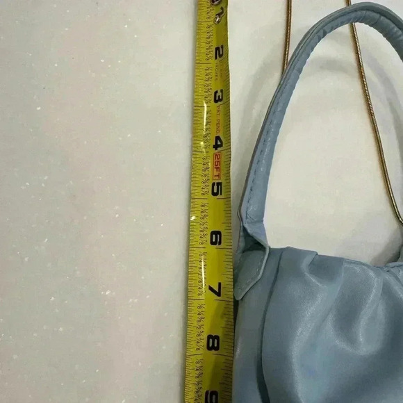 Ukpia small blue handbag with chain for cross body option - Picture 11 of 13